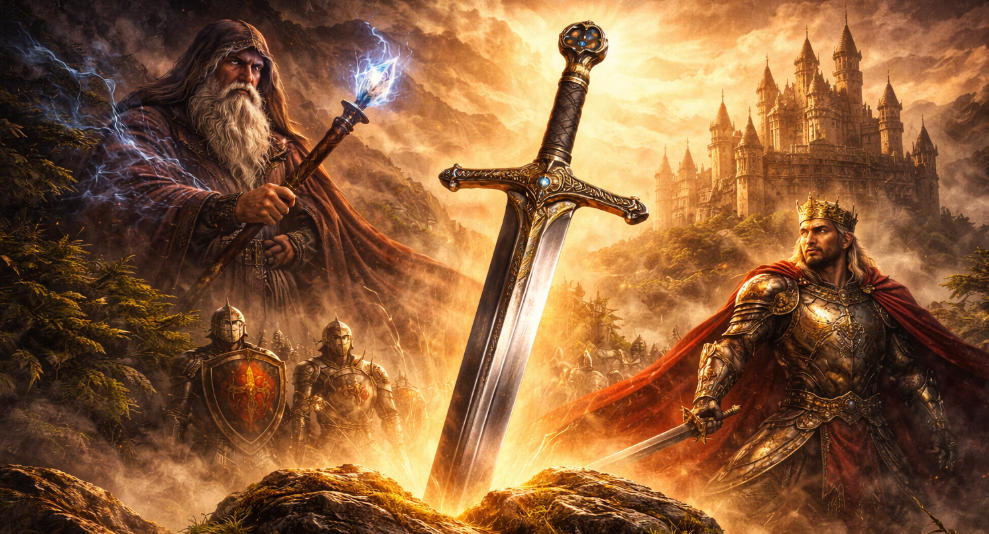 Excalibur Sword & King Arthur: The Legendary Arthurian Myth Explained