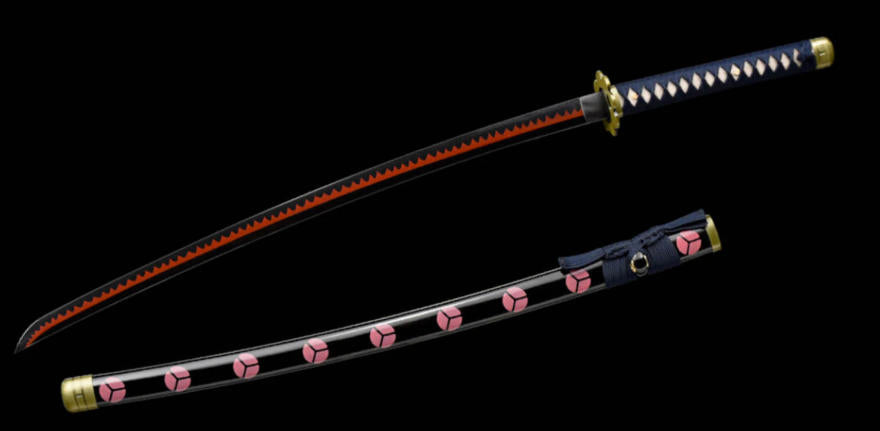 Handgefertigtes Zoro Shusui Katana – Premium One Piece Anime Schwert Replik