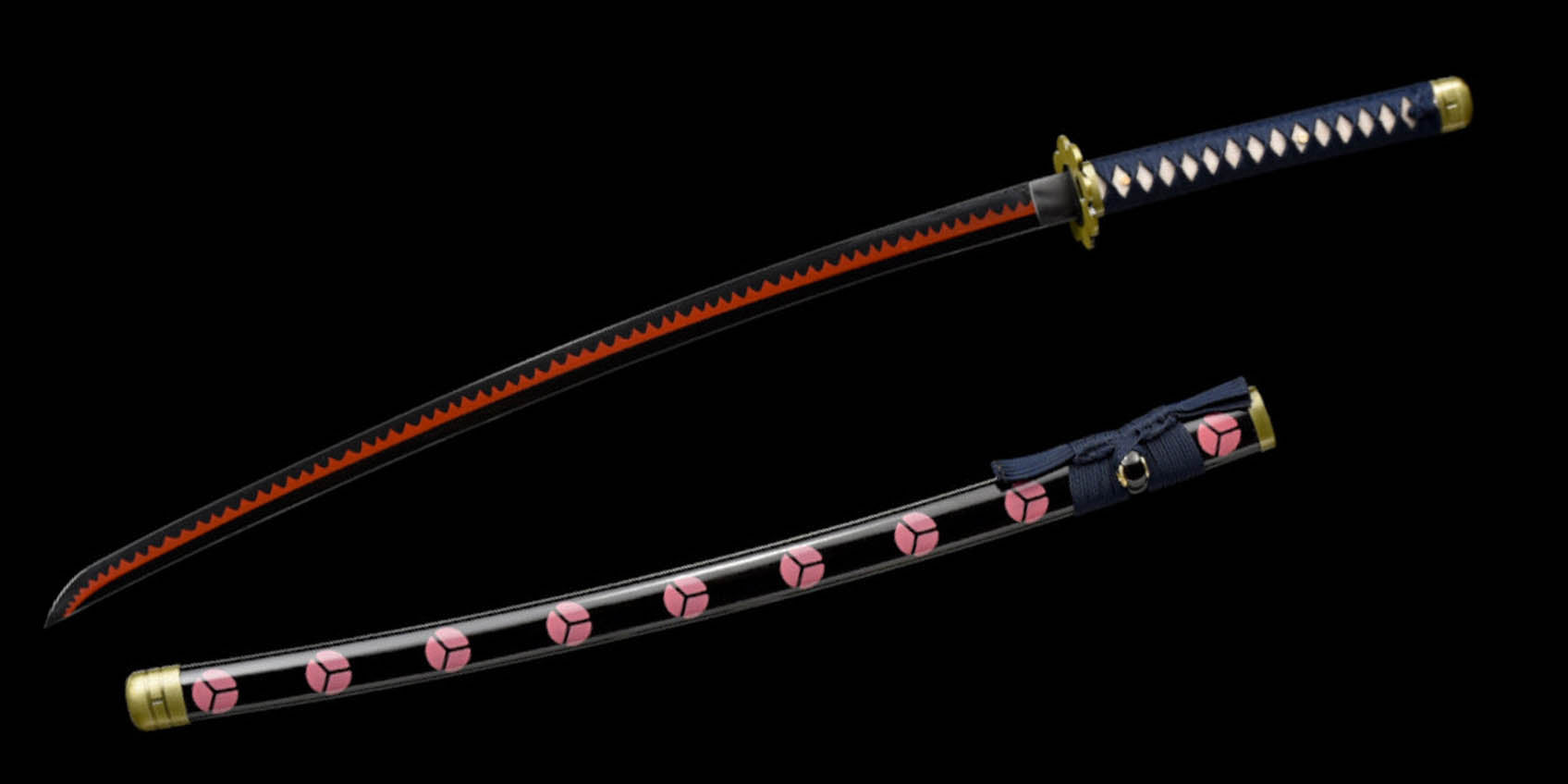 One Piece Zoros Shusui Katana Schwert – Legendäre schwarze Klinge Anime