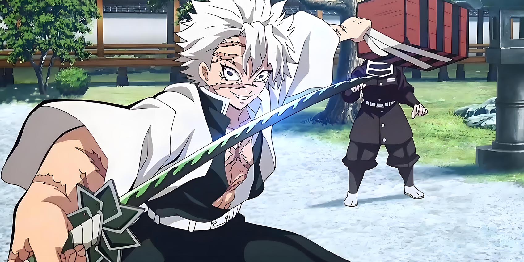 Sanemi Shinazugawa Schwert-Guide: Nichirin-Klinge des Windsäulen und Anime Katana