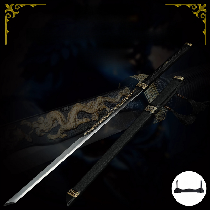 Zhan Shen Tang Heng Star Blade Dragon Pattern Sword Replican 