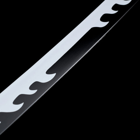 Blade texture of 1095 high carbon steel Tanjiro Nichirin sword