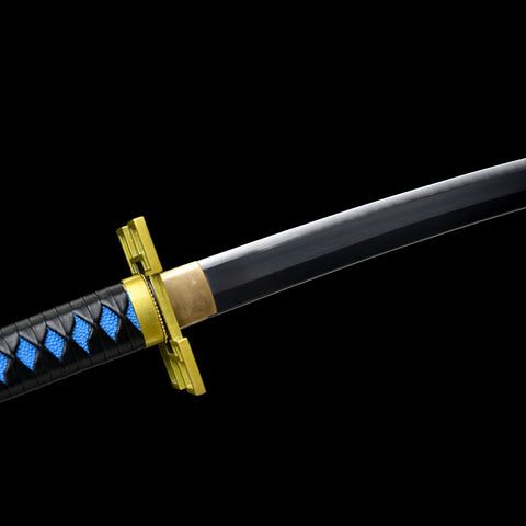 1095 high carbon steel blade of Tanjiro Kamado Nichirin Katana