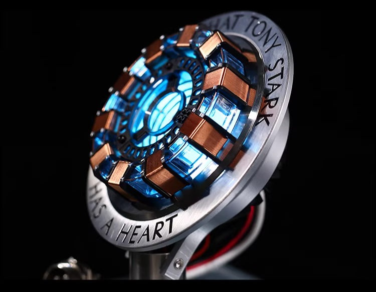 Iron Man MK1 verbesserte Arc Reactor Brustleuchte – LED-Nachbildung im Maßstab 1:1 