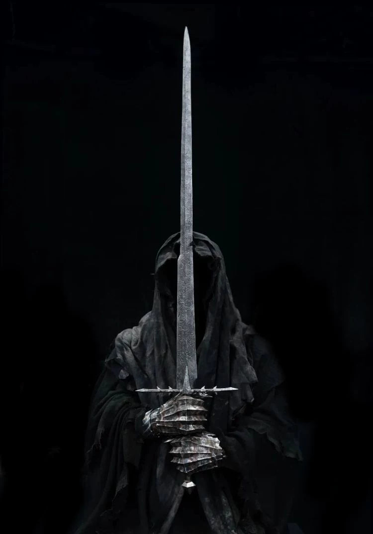 Ringwraith Sword 1:1 Full Metal Replica Witch King LOTR Cosplay 