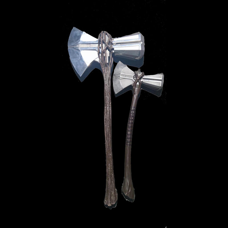Thor Stormbreaker 2.0 & Mjolnir 1:1 Full Metal Replica Set 
