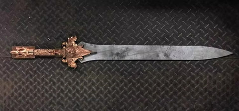 World of Warcraft Lionheart Shield & Stormwind Knight Sword and Shield Set 1:1 Metal Replica Cosplay Prop Collectible Model