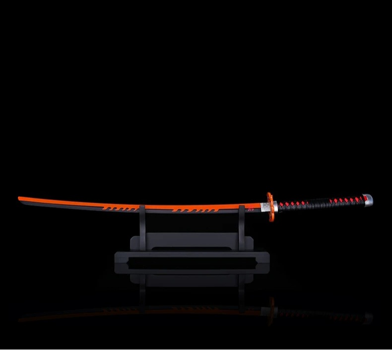 Third-Generation Tanjiro Orange Crimson Nichirin Sword Replica 
