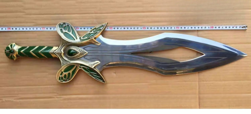 Dota 2 Butterfly Sword 1:1 Full Metal Replica Cosplay Weapon Model 