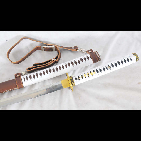 9260 spring steel katana sword sharp blade detail