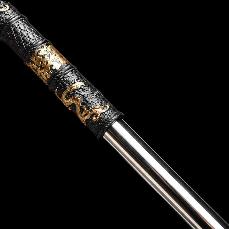 Ruyi Jingu Bang Monkey King Staff Replica – 150cm Black Gold Alloy 