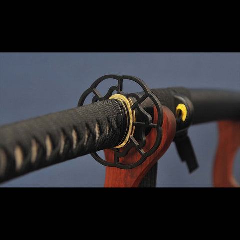 alloy tsuba samurai sword traditional design