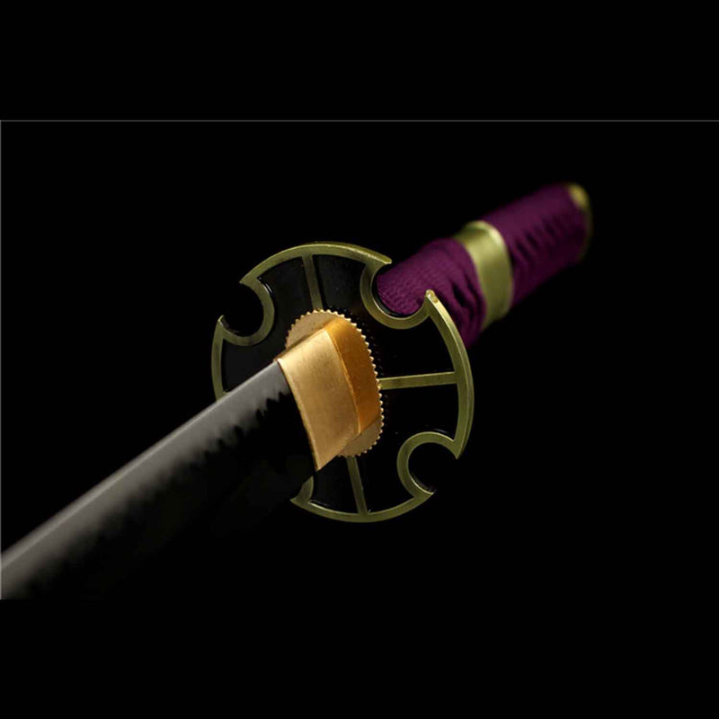 One Piece Nidai Kitetsu Katana Schwert – Handgefertigte Anime-Replik a 