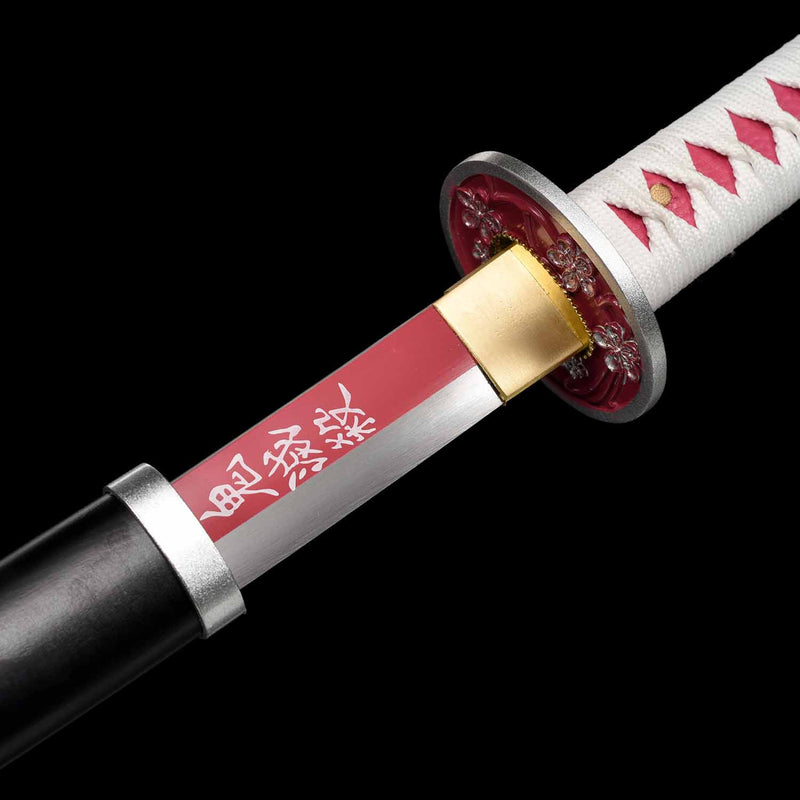 Demon Slayer Kanao Tsuyuri Nichirin Katana 1060 Carbon Steel Sword 