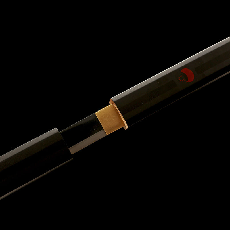 Anime Sasuke Black Blade Sword – Naruto Kusanagi Shirasaya Katana 