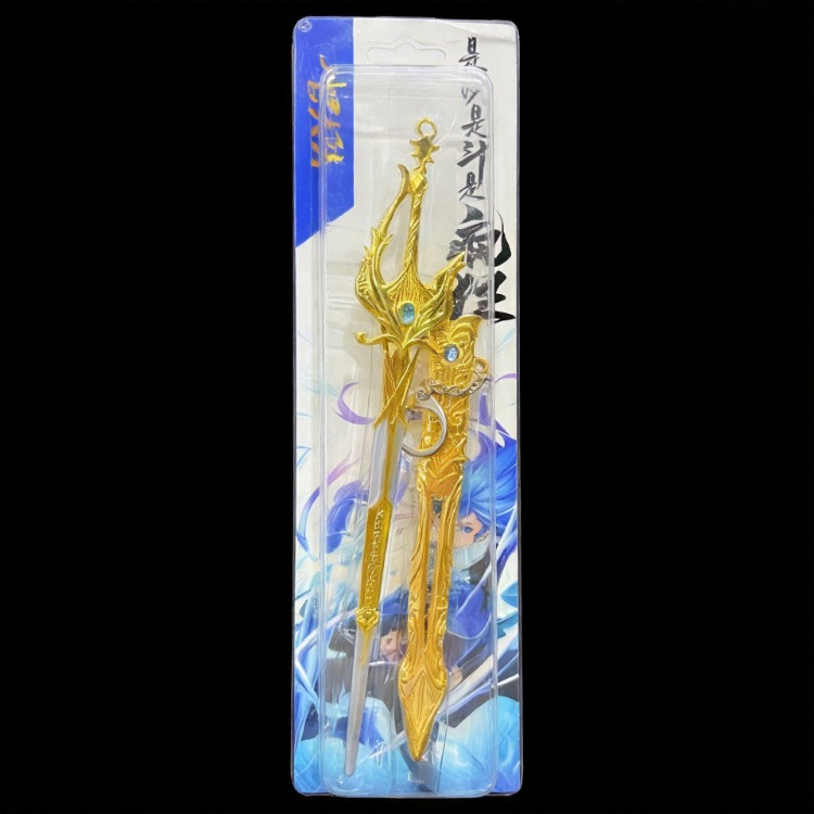 Genshin Impact Alloy Mini Sword Replica Metal Anime Collectible Prop Model 