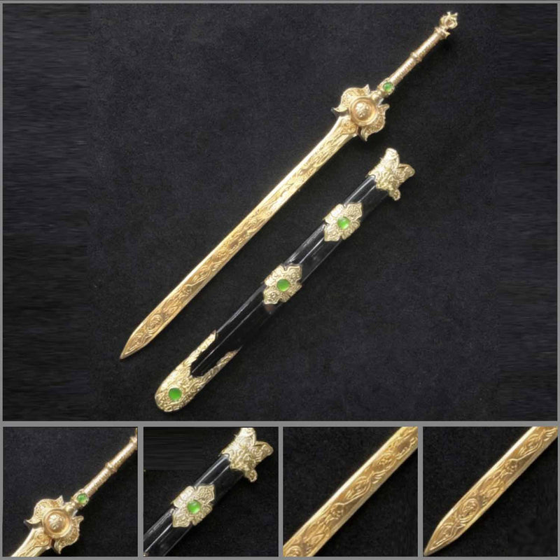 Genshin Impact Mini Alloy Weapon Replica Sword Anime Collectible Model 