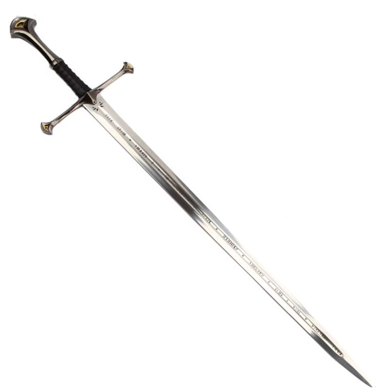 Aragorn Narsil Sword Replica – Lord of the Rings Engraved Metal Sword 