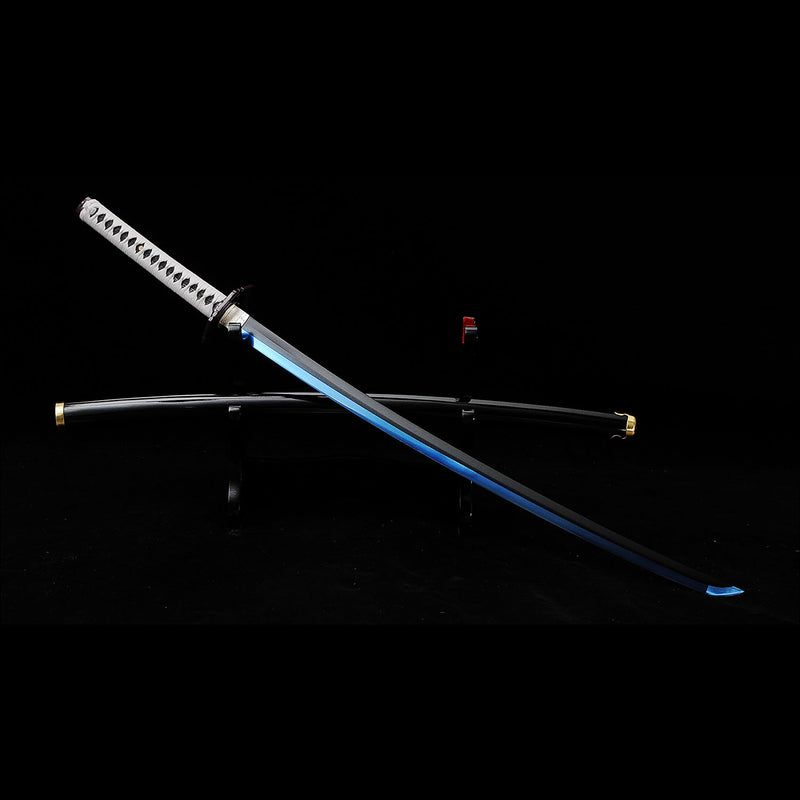 Giyu Tomioka Nichirin Schwert Dämonentöter Katana 1095 Kohlenstoffstahl 