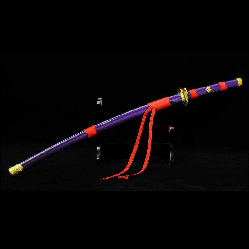 One Piece Roronoa Zoro Enma Katana-Schwert – Handgeschmiedeter 1060 Kohlenstoffstahl 