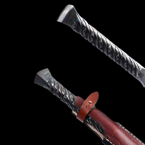 Battle ready European spear sword designed for functional cutting practice