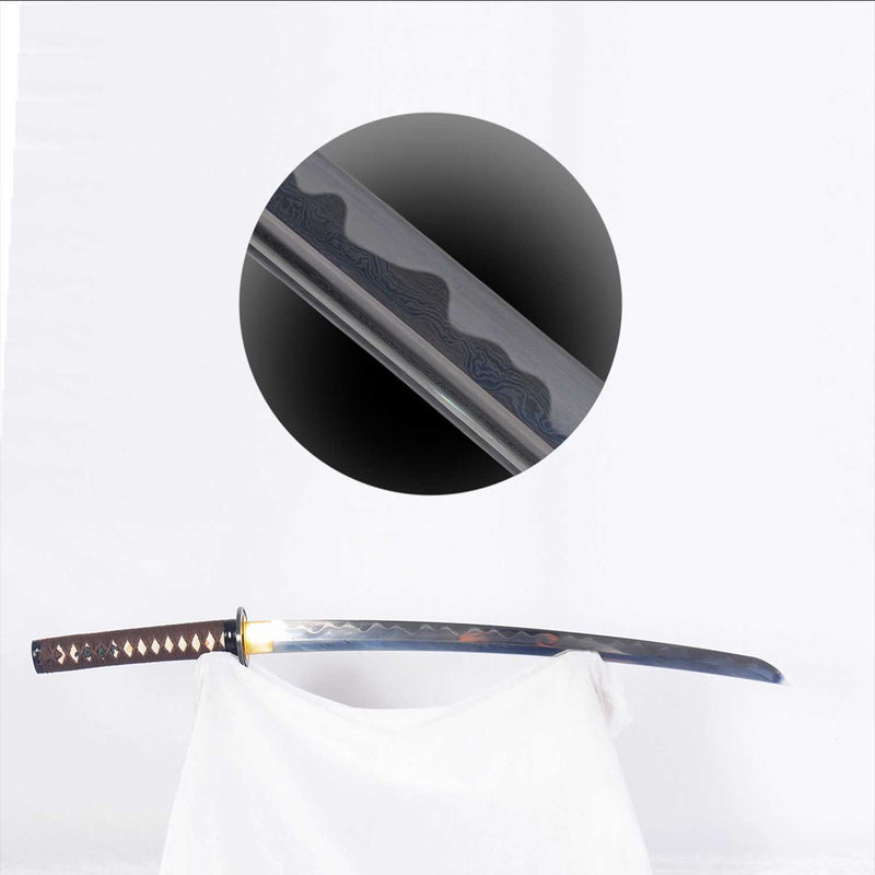 Walking Dead Michonne Katana Sword Hand Forged Folded Steel Battle Ready 