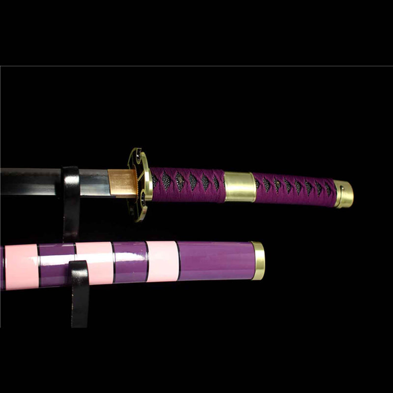 One Piece Nidai Kitetsu Katana Schwert – Handgefertigte Anime-Replik a 
