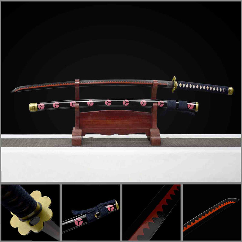 One Piece Zoro Shusui Katana – Kampfbereites schwarzes Schwert 