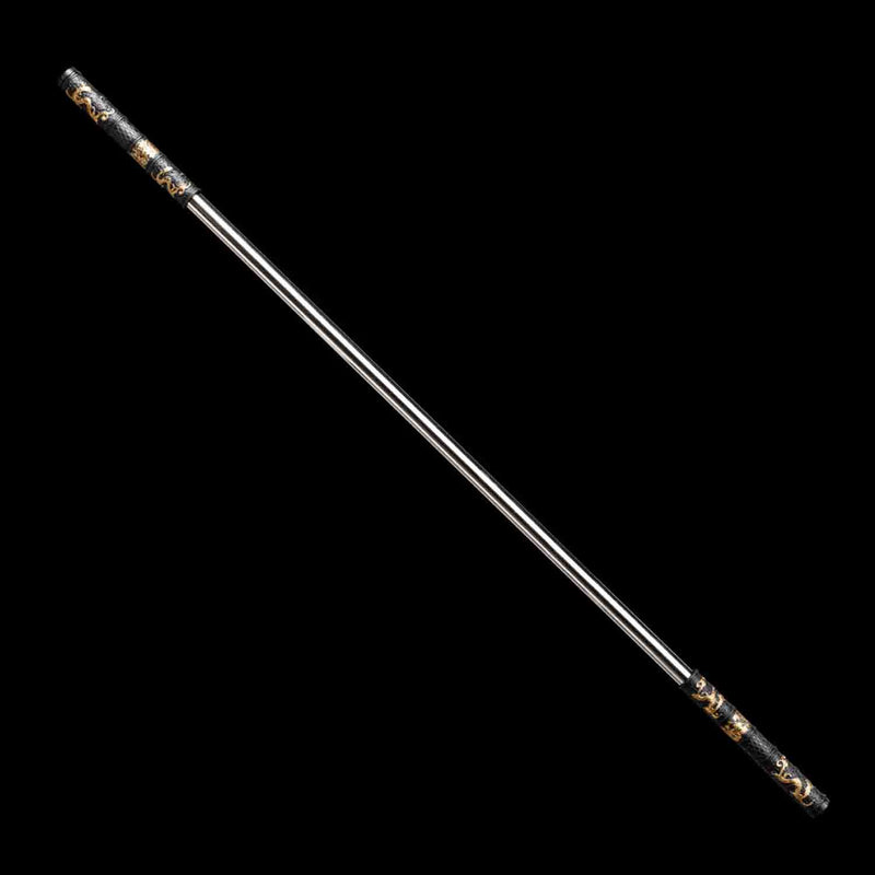 Ruyi Jingu Bang Monkey King Staff Replica – 150cm Black Gold Alloy 