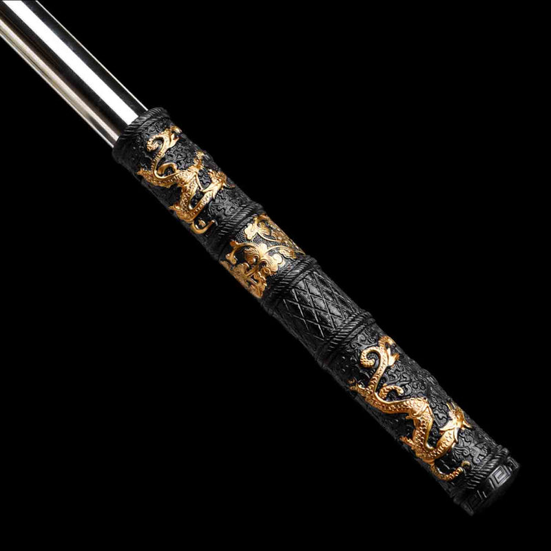 Ruyi Jingu Bang Monkey King Staff Replica – 150cm Black Gold Alloy 