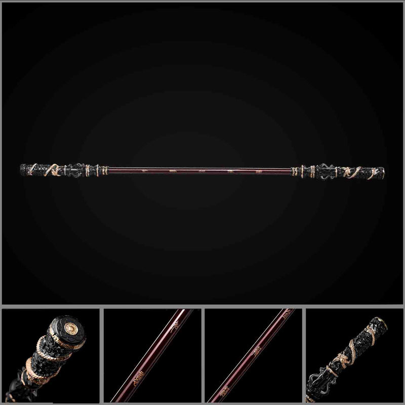 Black Myth Wukong 1:1 Ruyi Jingu Bang Replik – 180 cm Stab des Affenkönigs aus Legierung 