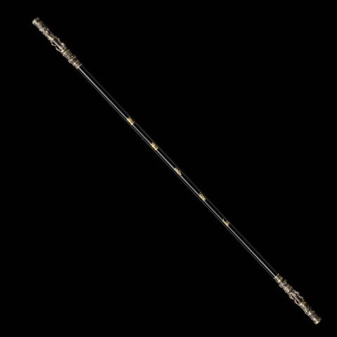 Black Myth Wukong Golden Cudgel showing weight and solid balance