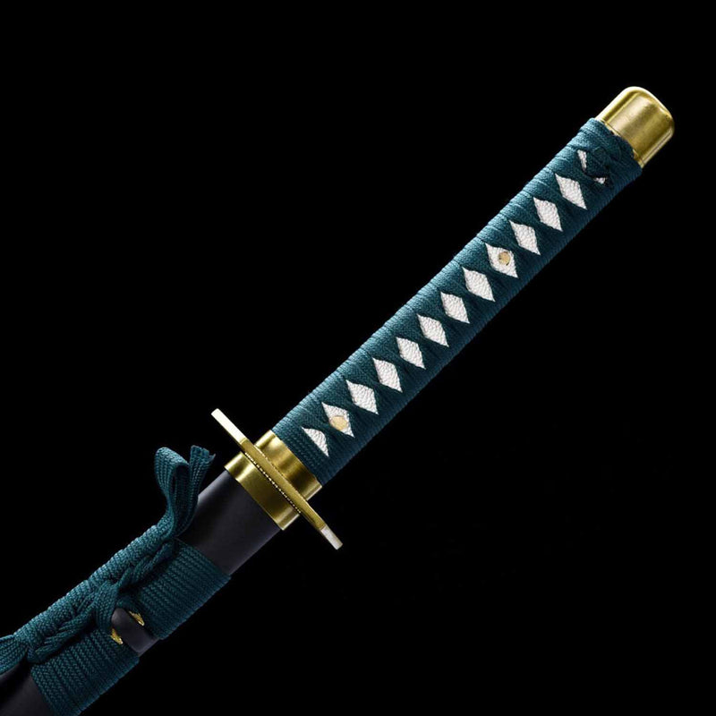 Bleach Aizen Kyoka Suigetsu Katana – Handgefertigtes Full-Tang-Schwert aus 1060-Stahl 