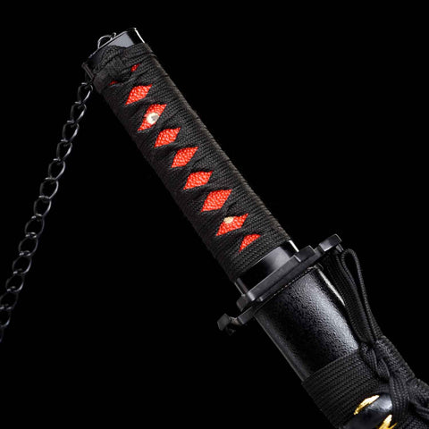Bleach anime Ichigo Bankai Tanto handle grip detail