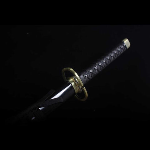 Bleach Gin Ichimaru katana sword displayed for anime cosplay