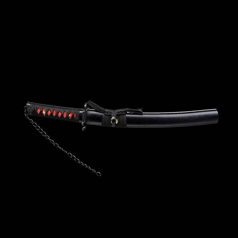 Bleach Ichigo Bankai Tanto sword with hardwood saya scabbard

中文注释：