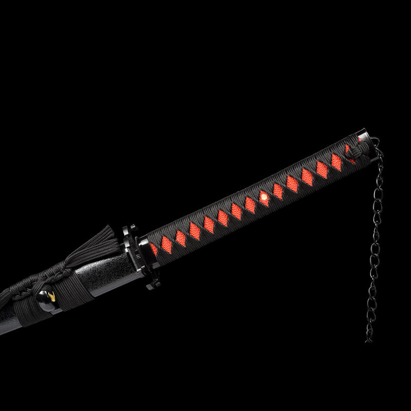 Bleach Ichigo Kurosaki Bankai Sword Set 3PCS – Tensa Zangetsu Katana Replica 