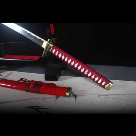 Bleach Zabimaru katana tsuka and fittings detail
