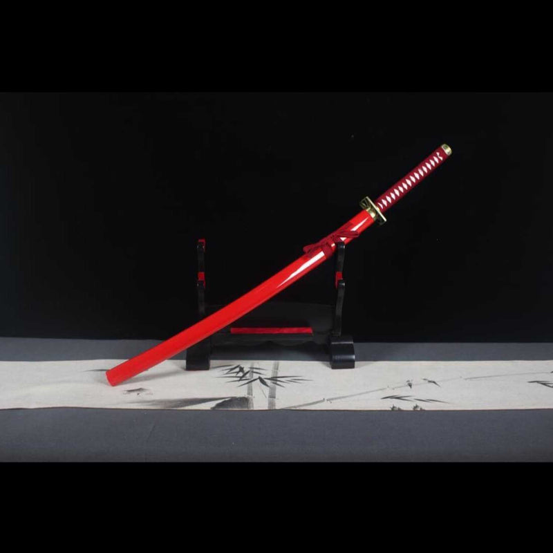 Bleach Renji Abarai Zabimaru Katana Handmade 1060 Steel Full Tang 