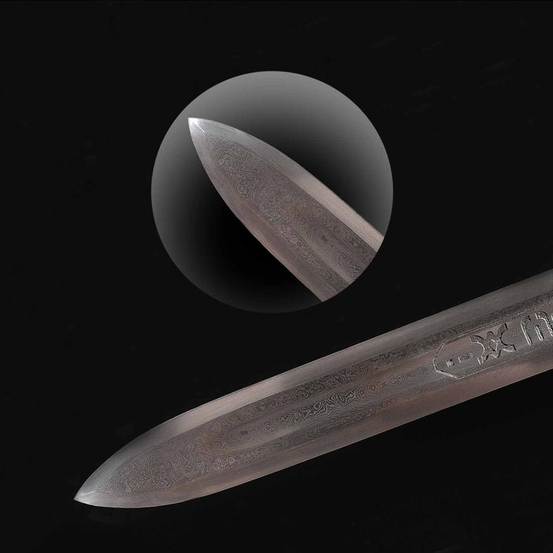 Hand Forged Conan Father's Sword – 1095 Folded Steel Battle Ready Blade 