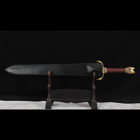 Conan Father's Sword protective synthetic leather blade cover included for safe storage