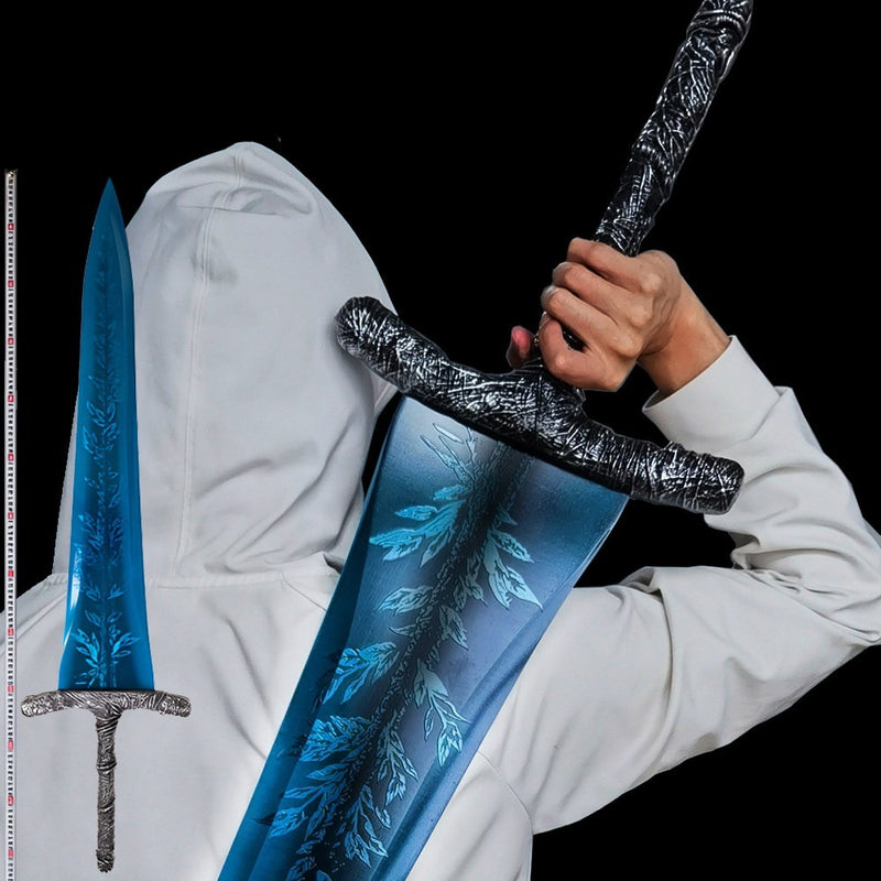 Elden Ring Dark Moon Greatsword Replica 1:1 with Wall Mount Set 