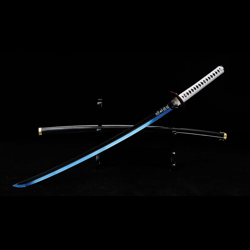 Giyu Tomioka Nichirin Schwert Dämonentöter Katana 1095 Kohlenstoffstahl 