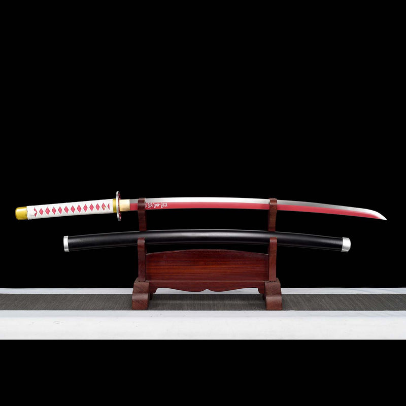 Demon Slayer Kanao Tsuyuri Nichirin Katana 1060 Carbon Steel Sword 