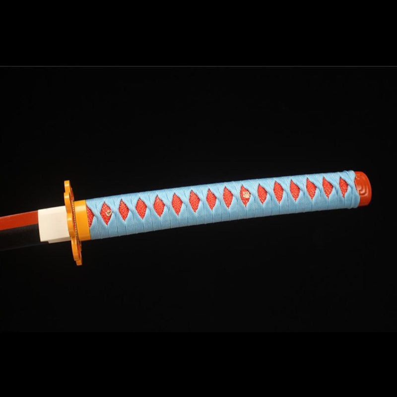 Demon Slayer Mitsuri Kanroji Nichirin Katana Handmade 1045 Steel Sword 
