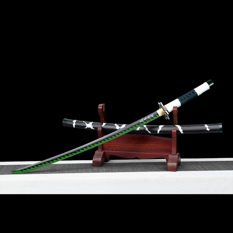 Sanemi Shinazugawa Nichirin Schwert Dämonentöter 1095 Stahl Katana 