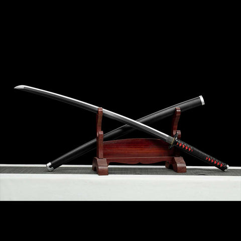Side view of Tanjiro Nichirin katana from Demon Slayer