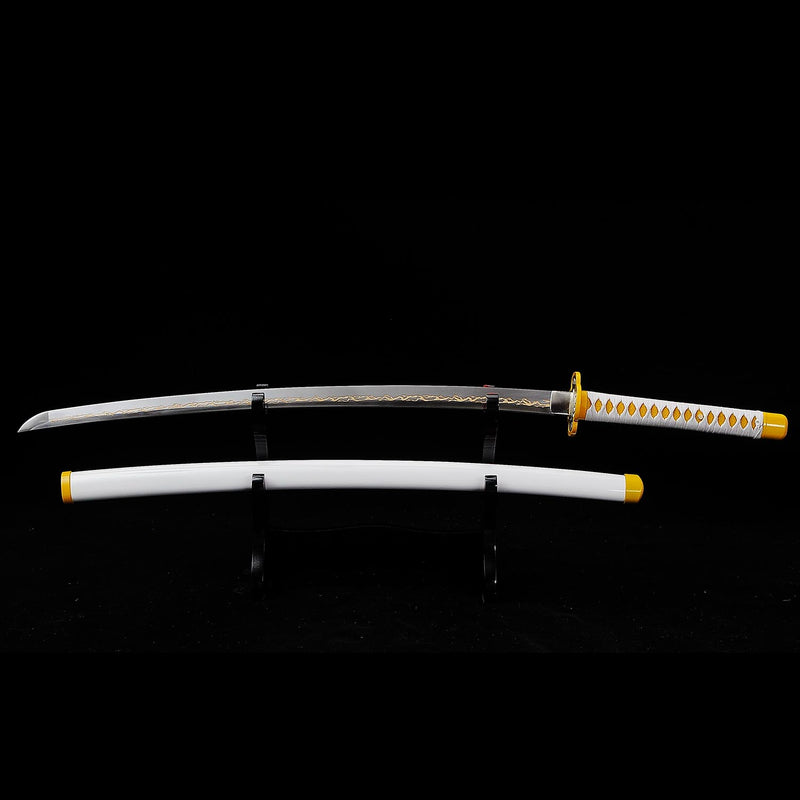 Zenitsu Agatsuma Nichirin Sword – Demon Slayer 1095 Steel Katana 