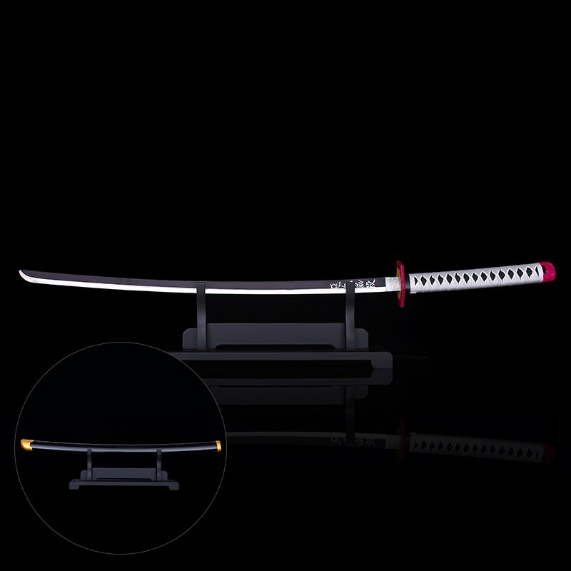Giyu Tomioka Nichirin Sword Replica Demon Slayer Metal Katana 