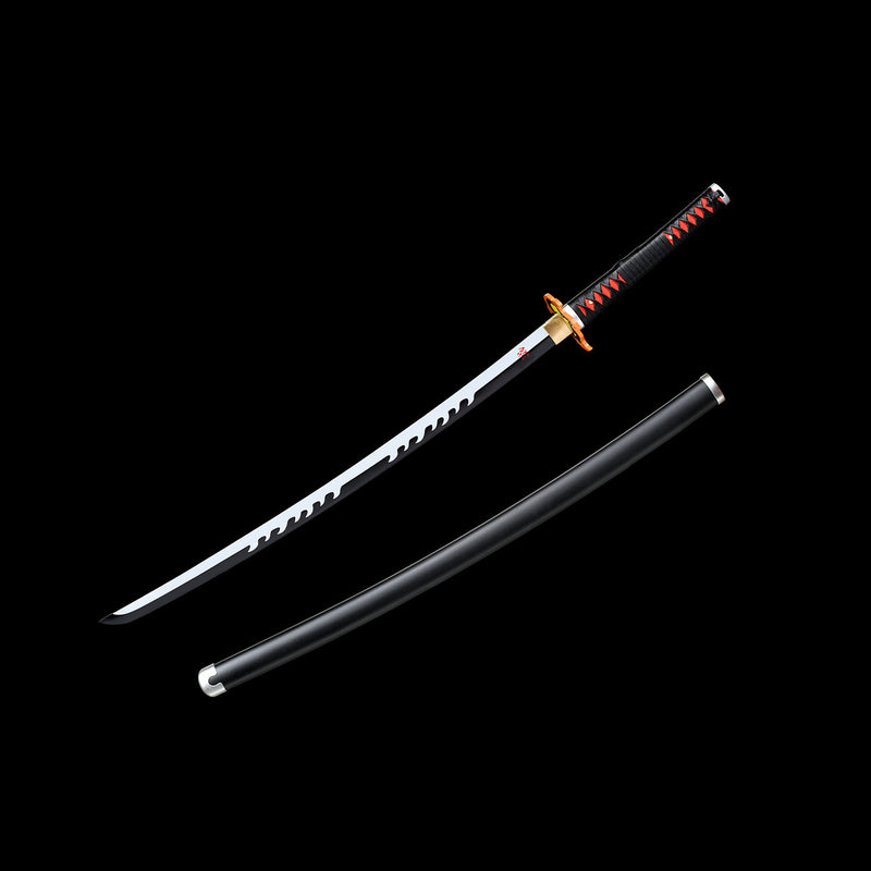 Tanjiro III Silver Metallic Blade Nichirin Sword Replica Demon Slayer 
